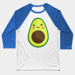 Avocado Kawaii Cute Baseball T-Shirt